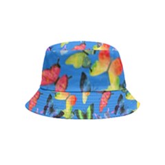 Bright Butterflies Circle In The Air Bucket Hat (kids) by SychEva