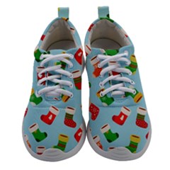 Christmas Socks Athletic Shoes by SychEva