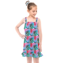 Retro Snake Kids  Overall Dress by Sparkle