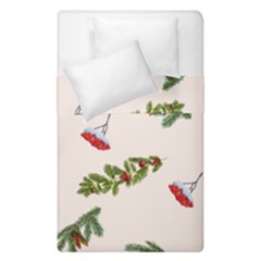 Rowan Branches And Spruce Branches Duvet Cover Double Side (single Size) by SychEva