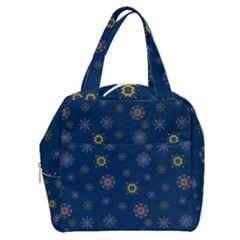 Magic Snowflakes Boxy Hand Bag by SychEva