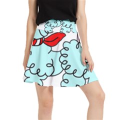 Doodle Poodle  Waistband Skirt by IIPhotographyAndDesigns