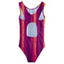 Warped Stripy Dots Kids  Cut-Out Back One Piece Swimsuit View2