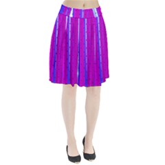 Warped Stripy Dots Pleated Skirt by essentialimage365