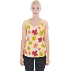 Bright Autumn Leaves Piece Up Tank Top by SychEva