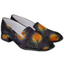 Space Pumpkins Women s Classic Loafer Heels View3