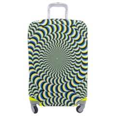 Illusion Waves Pattern Luggage Cover (medium)