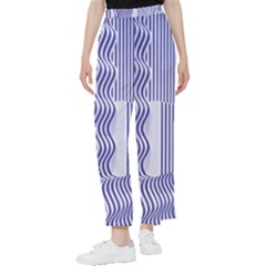 Illusion Waves Pattern Women s Pants  by Sparkle