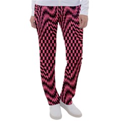 Illusion Waves Pattern Women s Casual Pants by Sparkle