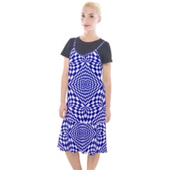 Illusion Waves Pattern Camis Fishtail Dress by Sparkle