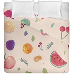 Summer Fruit Duvet Cover Double Side (king Size) by SychEva