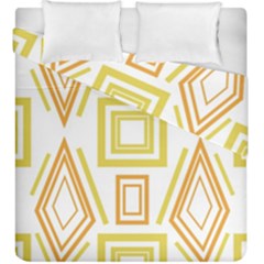 Abstract Pattern Geometric Backgrounds   Duvet Cover Double Side (king Size) by Eskimos