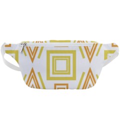 Abstract Pattern Geometric Backgrounds   Waist Bag  by Eskimos