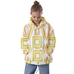 Abstract Pattern Geometric Backgrounds   Kids  Oversized Hoodie by Eskimos