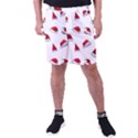 Red Christmas Hats Men s Pocket Shorts View1