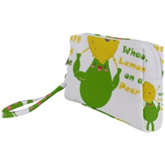 Lemon Over Pear Wristlet Pouch Bag (small) by LemonPear