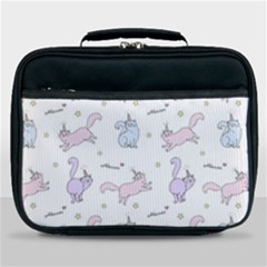 Unicorn Cats Pattern 2 Lunch Bag by Littlebird