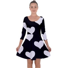 S1e1sue2 S1e1mercedes Quarter Sleeve Skater Dress by SomethingForEveryone