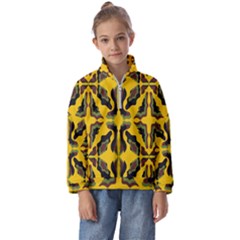 Abstract Pattern Geometric Backgrounds  Abstract Geometric Design    Kids  Half Zip Hoodie by Eskimos