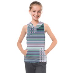 Gradient (103) Kids  Sleeveless Hoodie by Sparkle