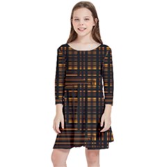 Gradient Kids  Quarter Sleeve Skater Dress by Sparkle