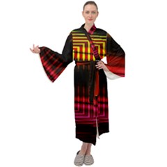 Gradient Maxi Velour Kimono by Sparkle