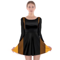 Gradient Long Sleeve Skater Dress by Sparkle