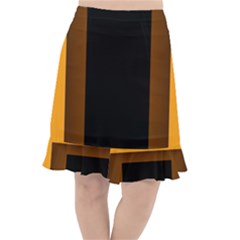 Gradient Fishtail Chiffon Skirt by Sparkle