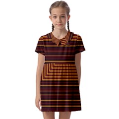 Gradient Kids  Asymmetric Collar Dress by Sparkle