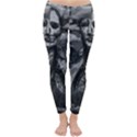 Bw Creepy Fantasy Scene Artwork Classic Winter Leggings View1