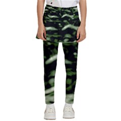 Green  Waves Abstract Series No5 Kids  Skirted Pants