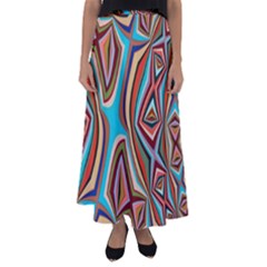 Digitalart Flared Maxi Skirt by Sparkle