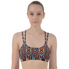 Digital Illusion Line Them Up Sports Bra by Sparkle