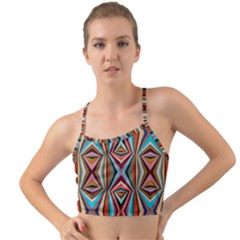 Digital Illusion Mini Tank Bikini Top by Sparkle