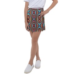 Digital Illusion Kids  Tennis Skirt by Sparkle