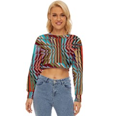 Digital Illusion Lightweight Long Sleeve Sweatshirt by Sparkle