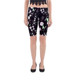 Digital Illusion Yoga Cropped Leggings by Sparkle