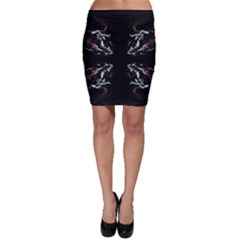 Digital Illusion Bodycon Skirt by Sparkle