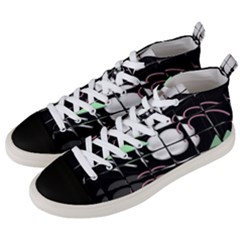 Digital Illusion Men s Mid-top Canvas Sneakers by Sparkle