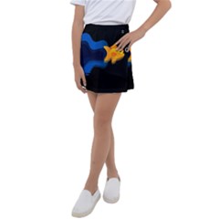 Digital Illusion Kids  Tennis Skirt by Sparkle