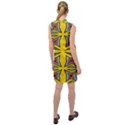 Abstract pattern geometric backgrounds   Sleeveless Shirt Dress View2