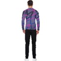 3d Lovely Geo Lines Men s Long Sleeve Rash Guard View2