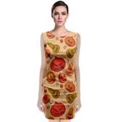 Pumpkin Muzzles Classic Sleeveless Midi Dress by SychEva