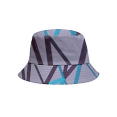 3d Lovely Geo Lines 2 Bucket Hat (kids) by Uniqued