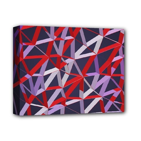 3d Lovely Geo Lines Vii Deluxe Canvas 14  X 11  (stretched) by Uniqued