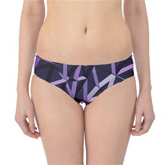 3d Lovely Geo Lines Vi Hipster Bikini Bottoms by Uniqued