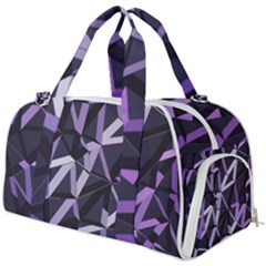 3d Lovely Geo Lines Vi Burner Gym Duffel Bag by Uniqued