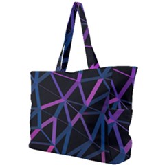 3d Lovely Geo Lines  V Simple Shoulder Bag by Uniqued