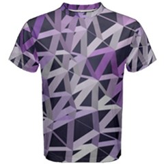 3d Lovely Geo Lines  Iv Men s Cotton Tee by Uniqued