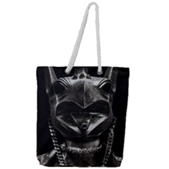 Creepy Women Mannequin Portrait Full Print Rope Handle Tote (large) by dflcprintsclothing